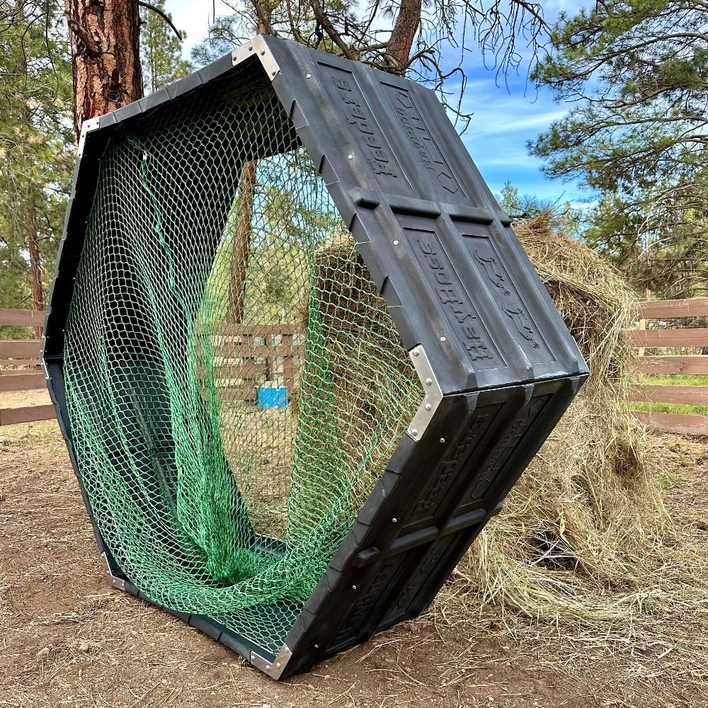 Hay Bale Feeders + Net Toppers