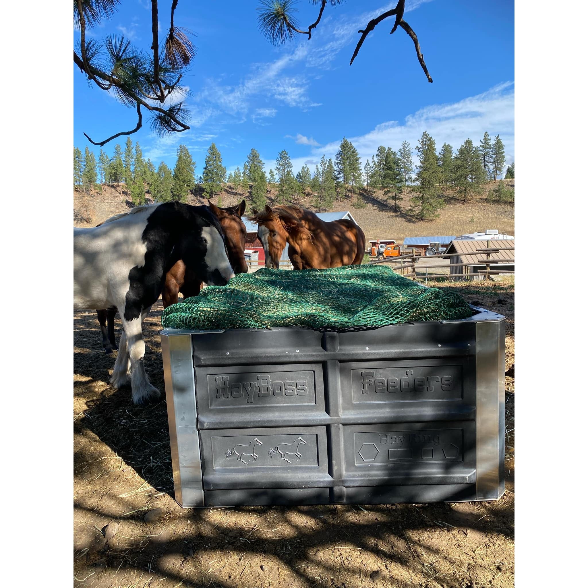 HayBoss Large Square Bale Feeder