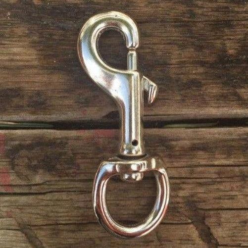 bolt swivel snap on wood surface