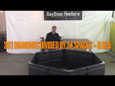 HayBoss Large Round Bale Feeder